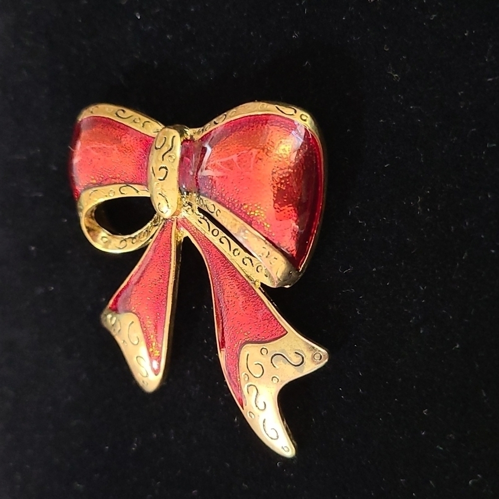 Vintage Bow Brooch - Picture 2 of 10